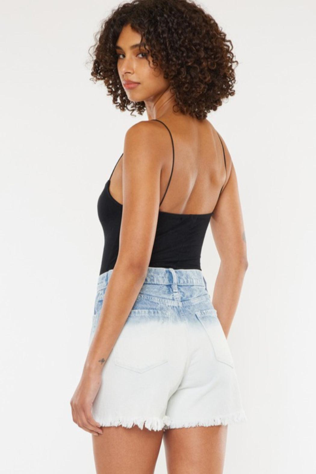 Ultra High Rise Denim Shorts Product Image