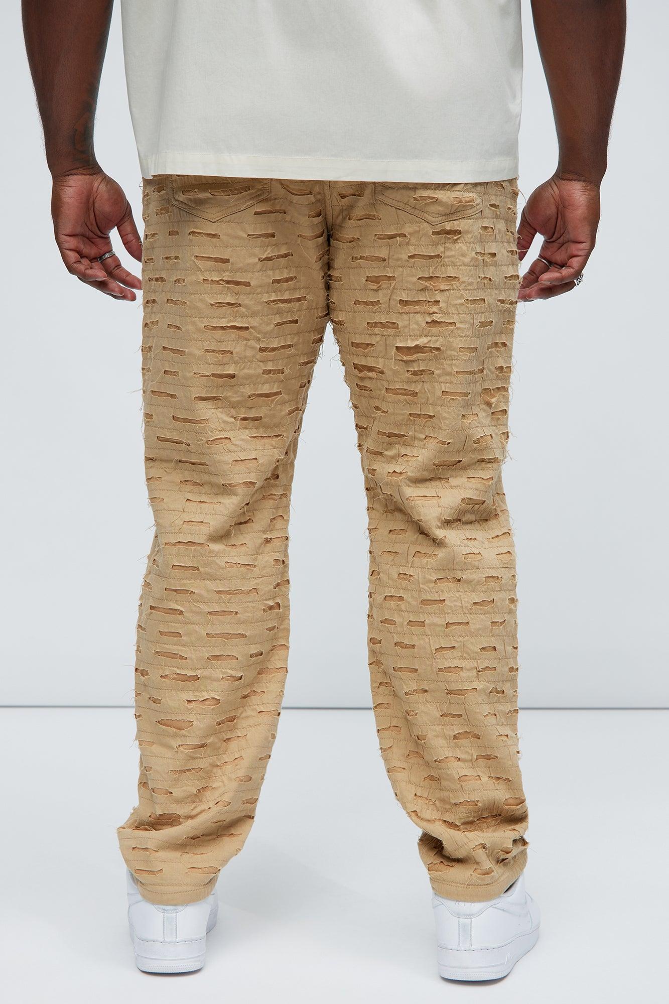 Stone Wall Slim Pants - Khaki Product Image