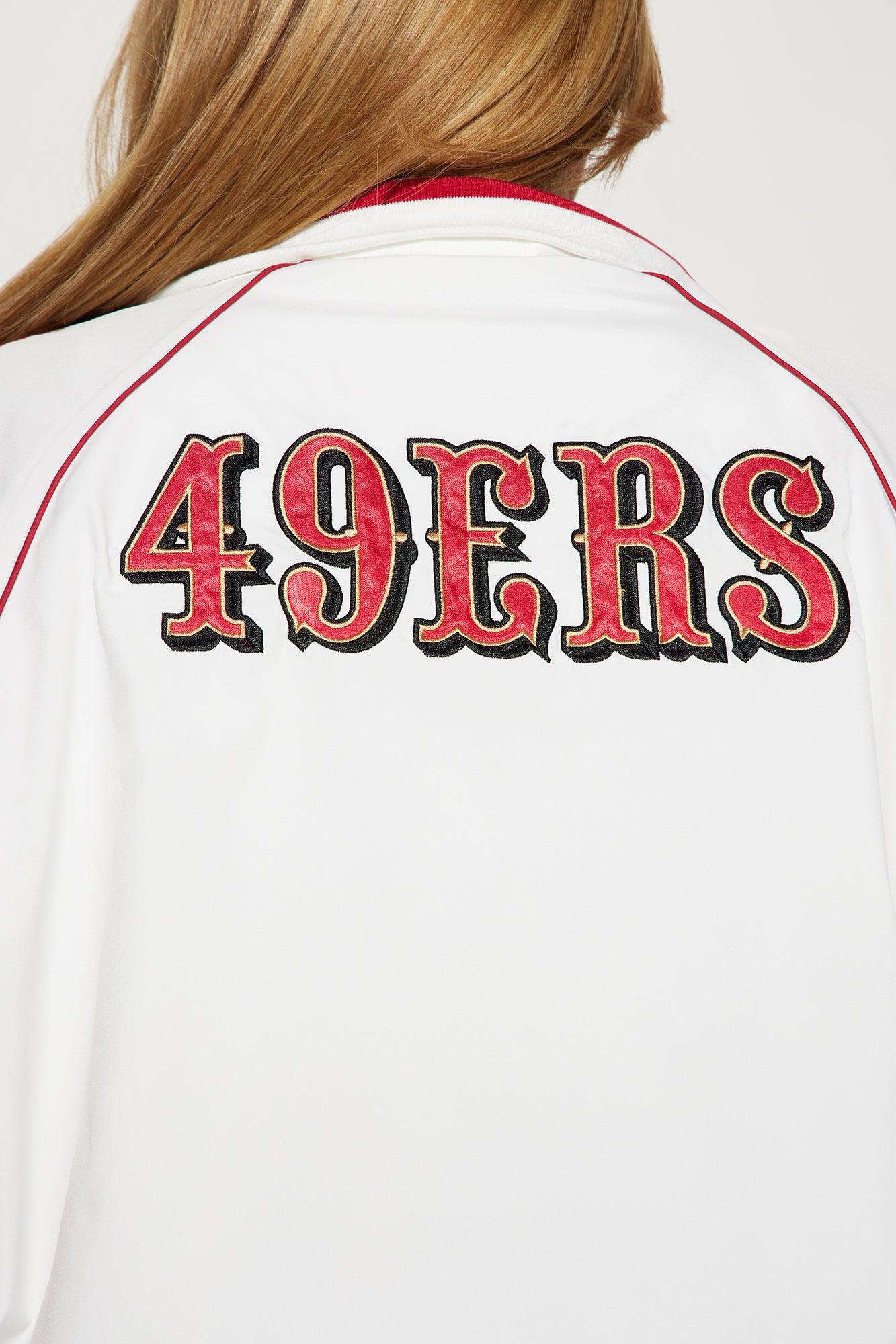 49ers Vintage Windbreaker - White Product Image