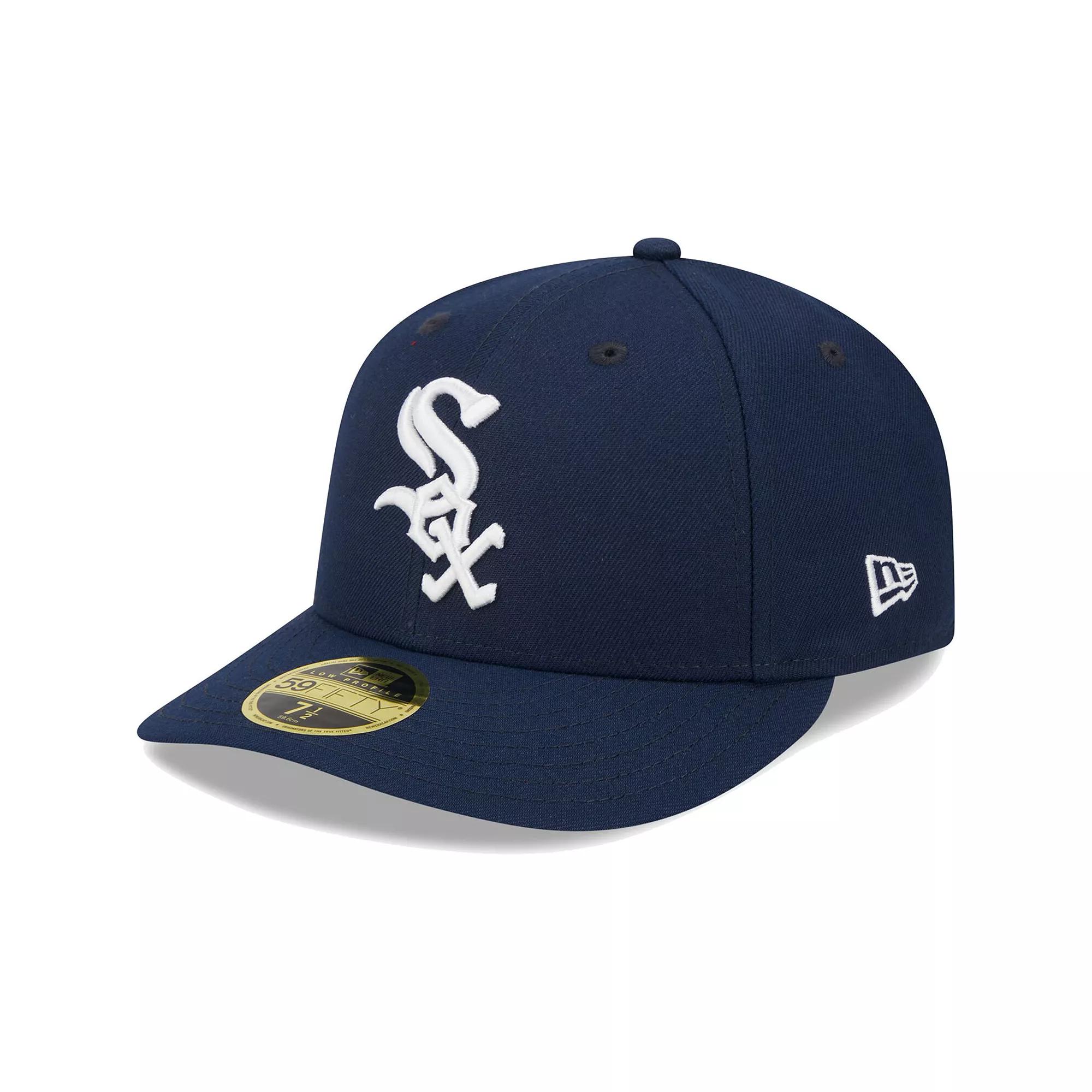 Men's New Era Navy Chicago White Sox Oceanside Low Profile 59FIFTY Fitted Hat, Size: 7 7/8, Blue Product Image