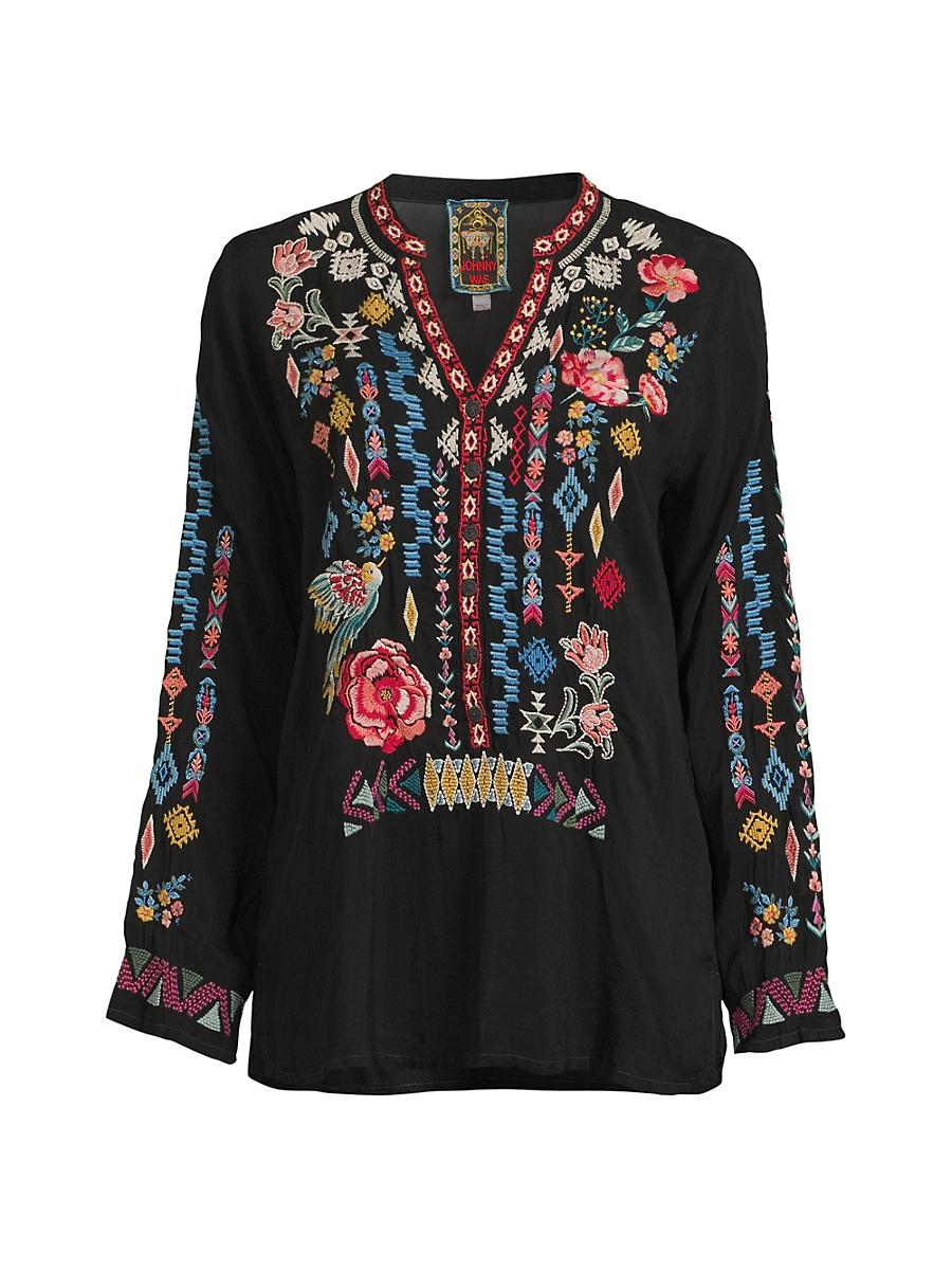 Womens Sarah Embroidered Blouse Product Image