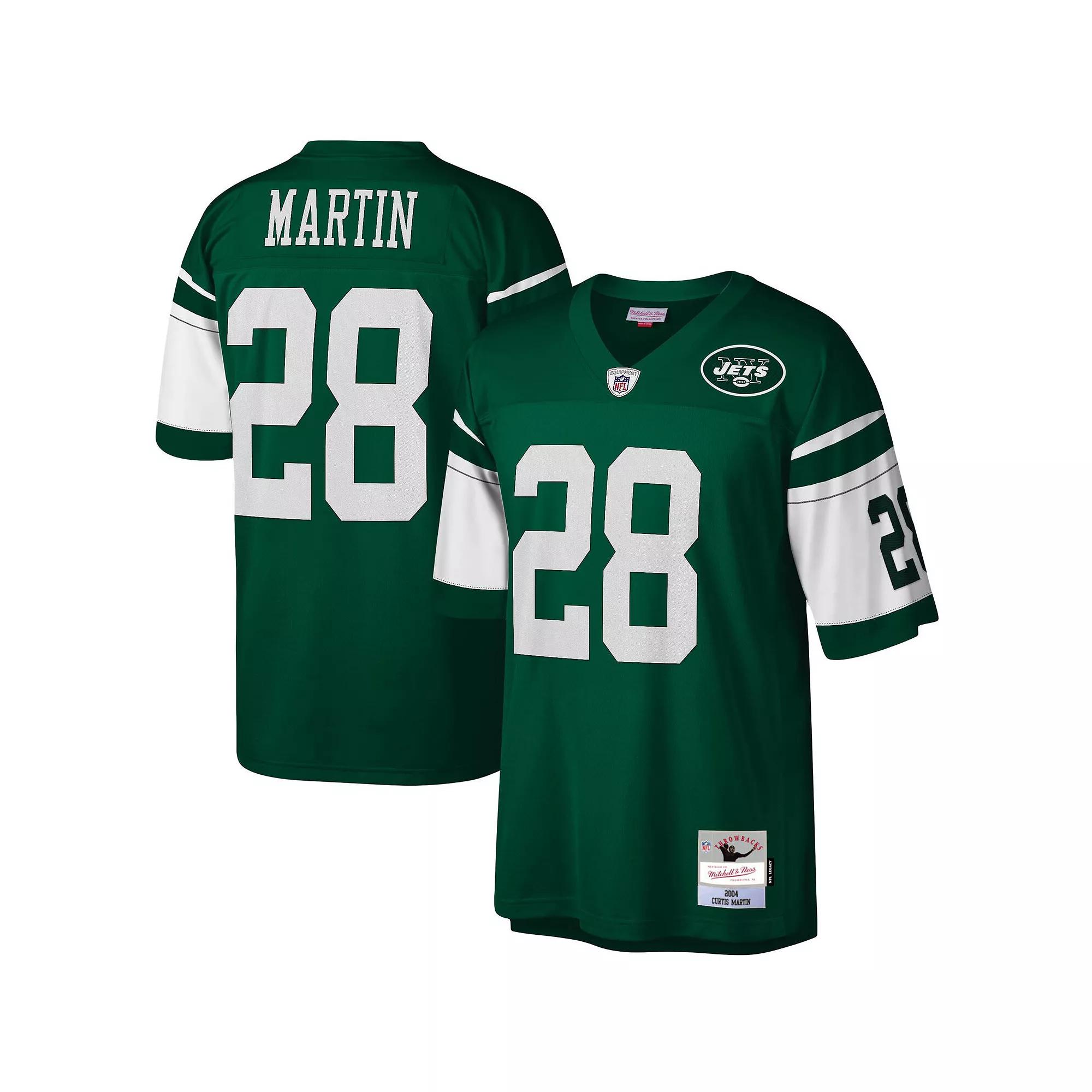 Mens Mitchell & Ness Curtis Martin New York Jets Legacy Replica Jersey Product Image