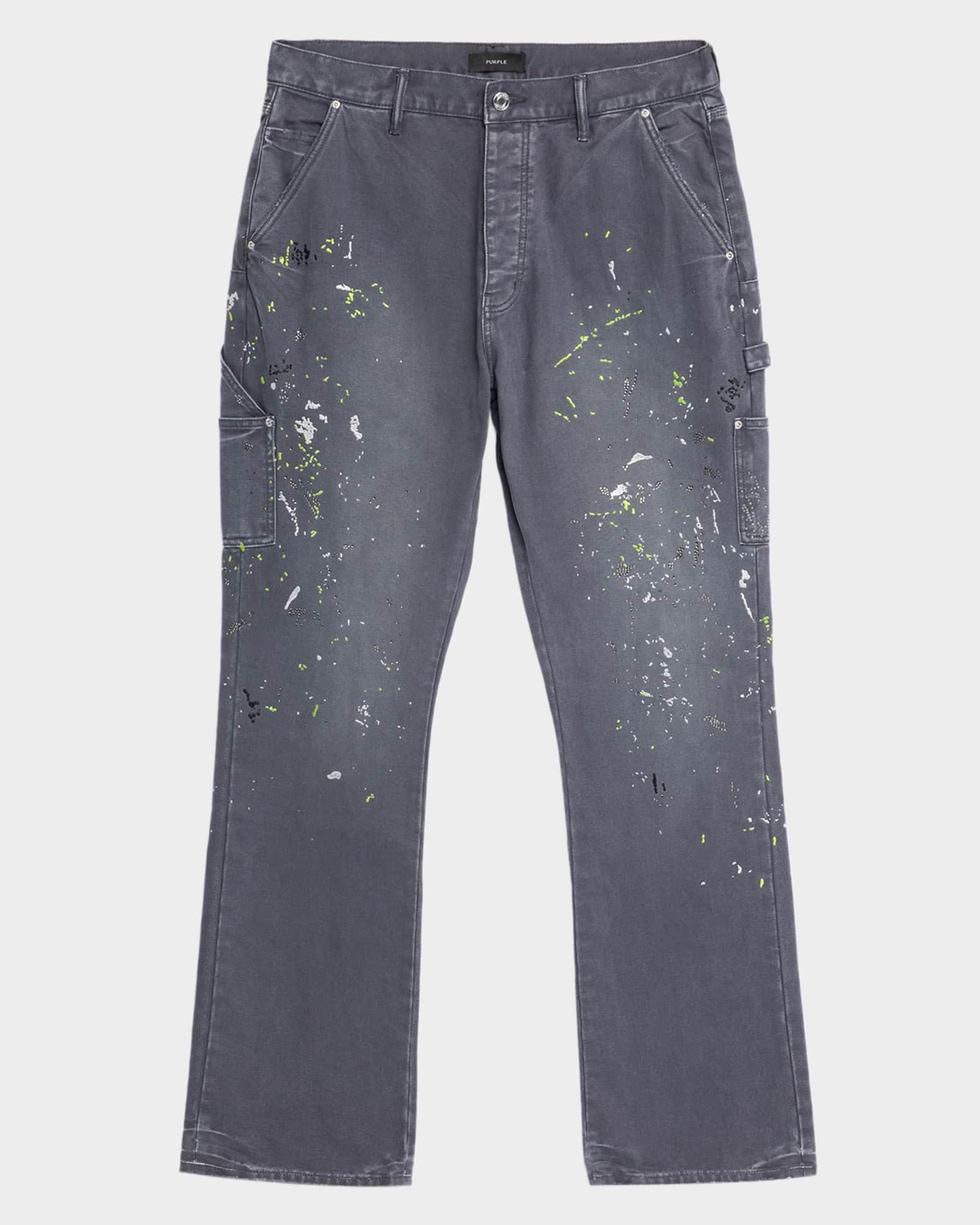 Men's Embellished Paint Carpenter Jeans Product Image