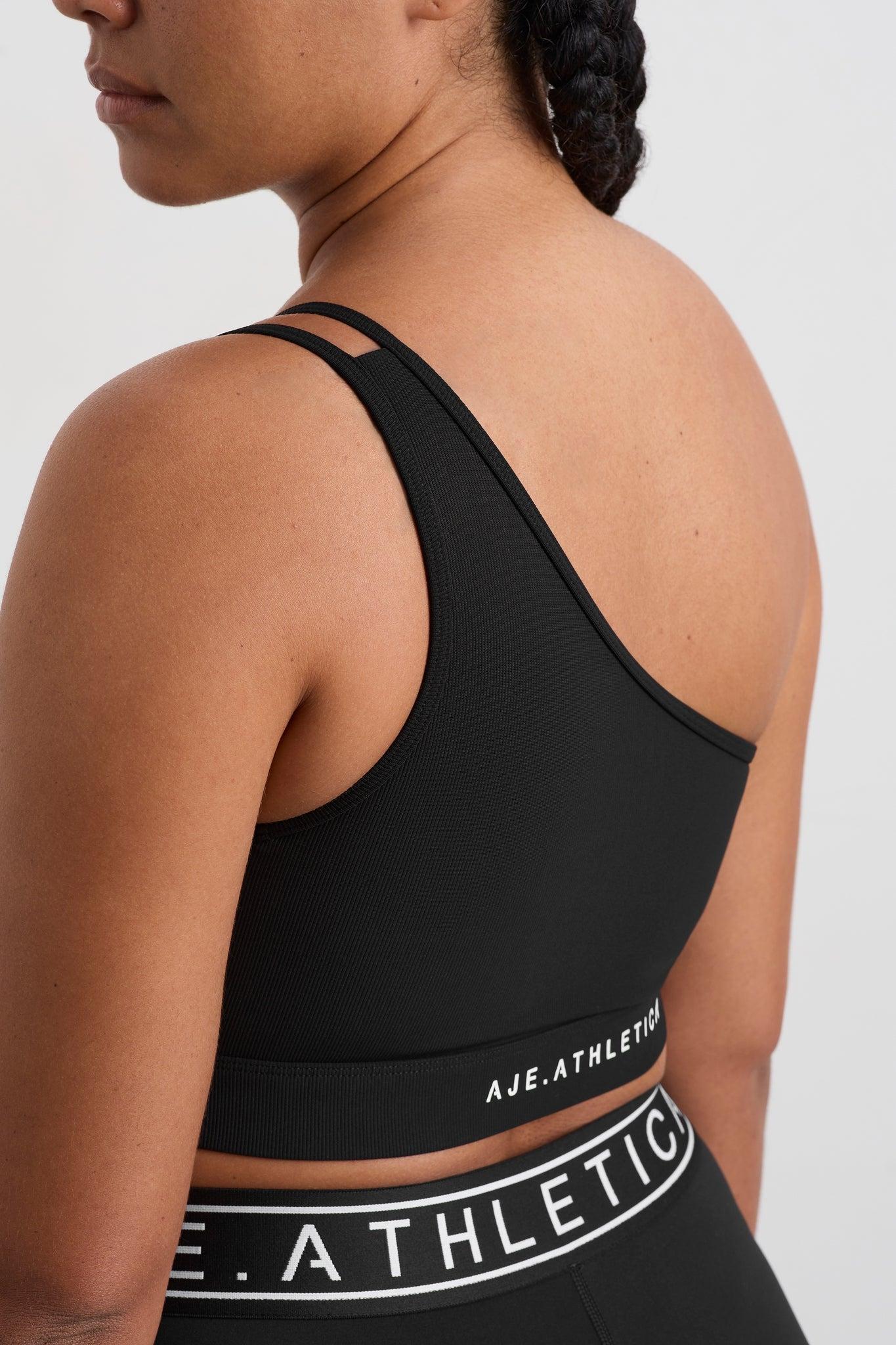 Asymmetric Ribbed Crop Top 386 Product Image