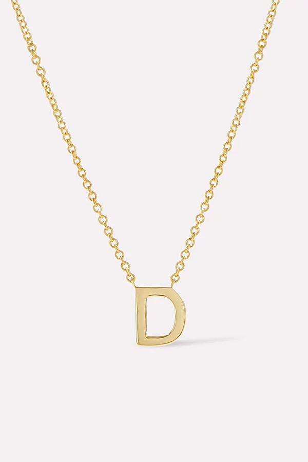 Ana Luisa Gold Letter Initial Necklace, Womens at Urban Outfitters Product Image