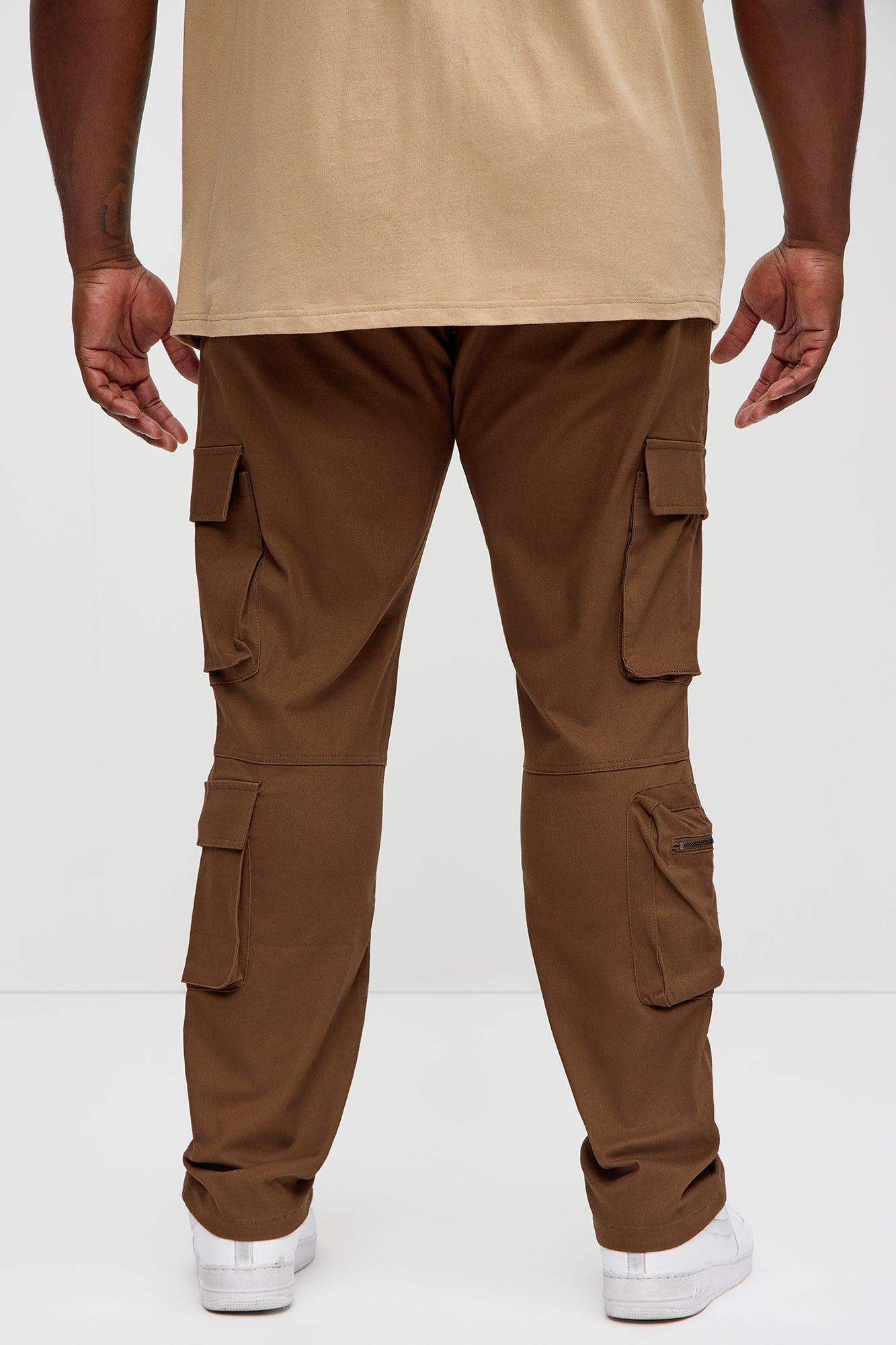 Stay On It Skinny Cargo Pants - Brown Product Image