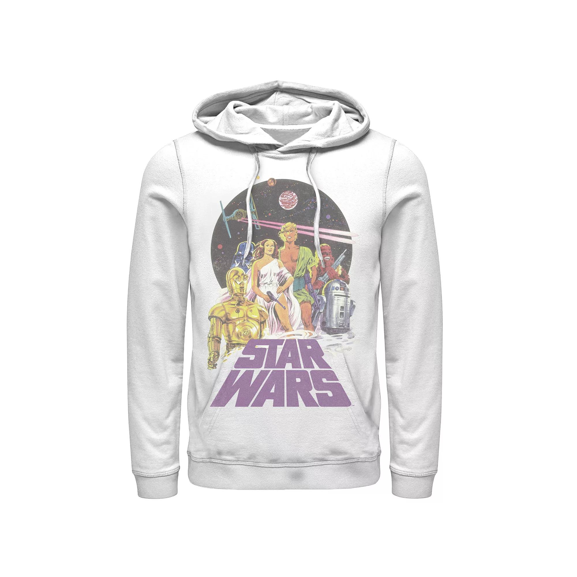 Men's Star Wars Group Shot Battle Logo Hoodie,  Product Image