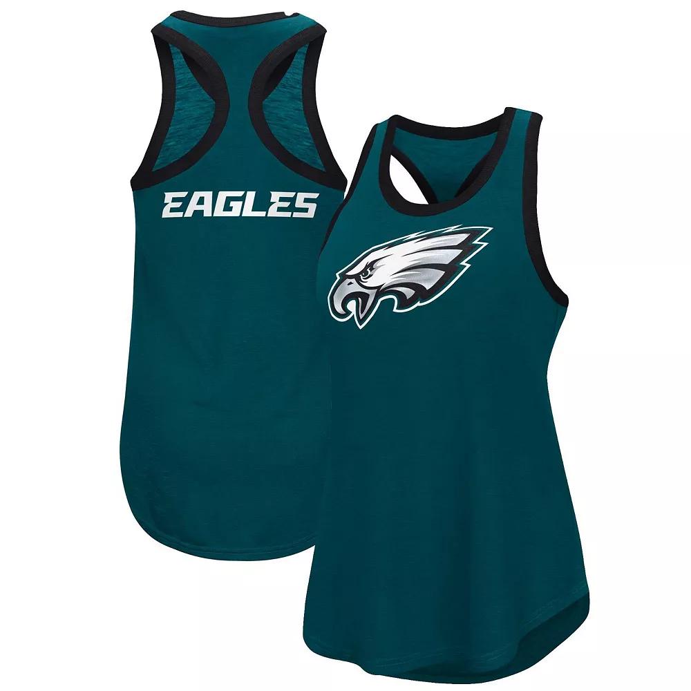 Women's G-III 4Her by Carl Banks Midnight Green Philadelphia Eagles Team Tater Tank Top, Size: XL Product Image