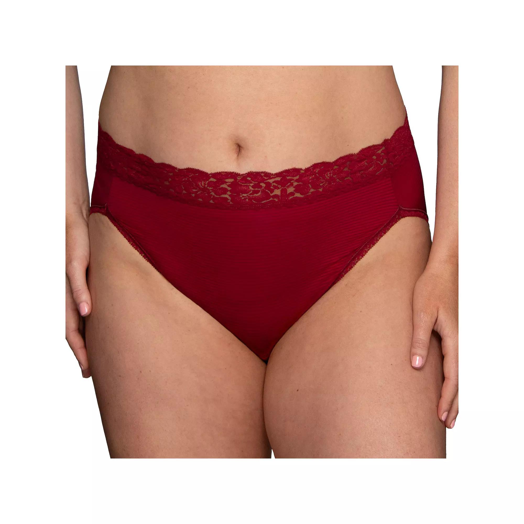 Women's Vanity Fair Lingerie® Flattering Lace Hi-Cut Panty 13280,  Product Image