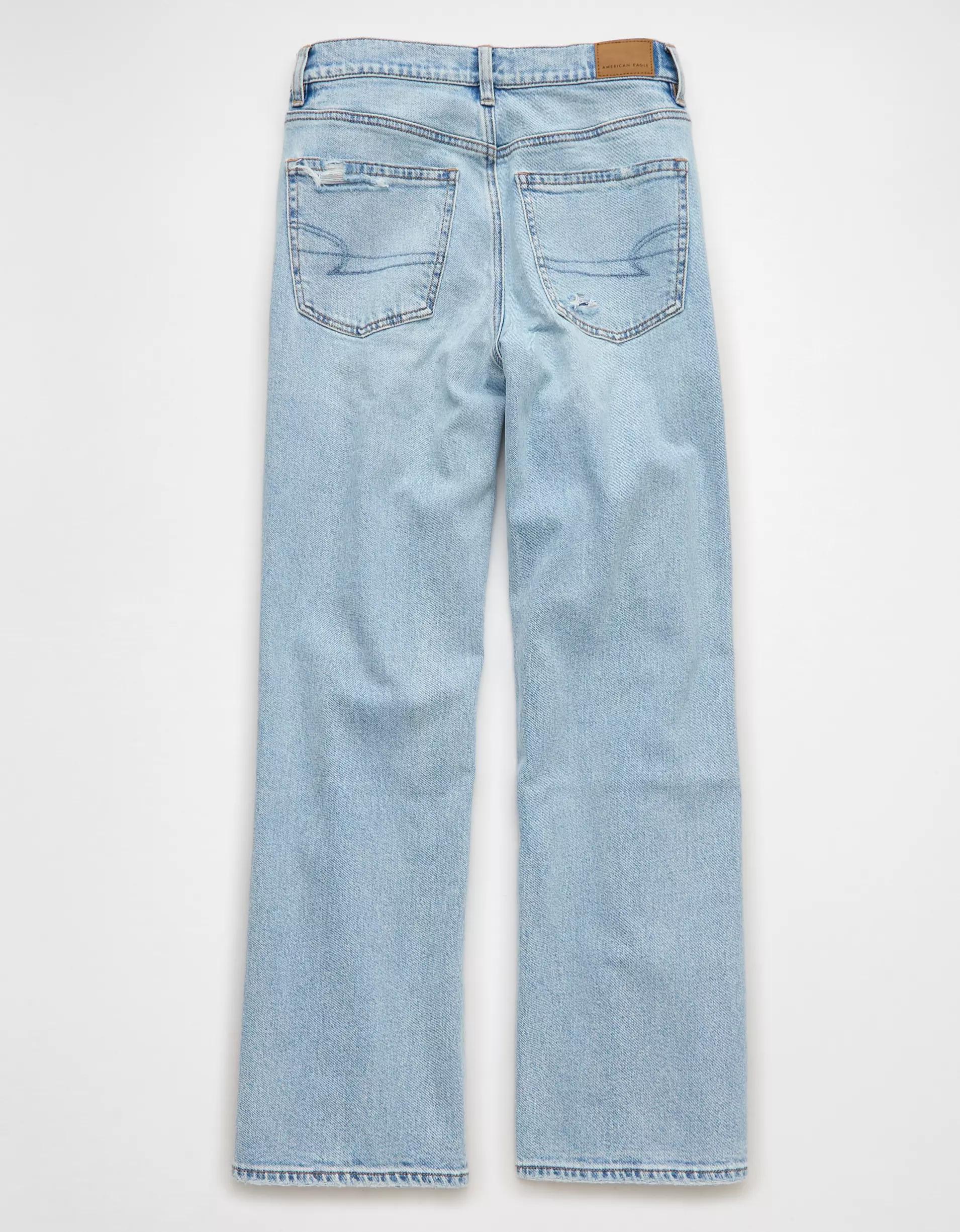 AE Strigid Ripped High-Waisted Stovepipe Jean Product Image