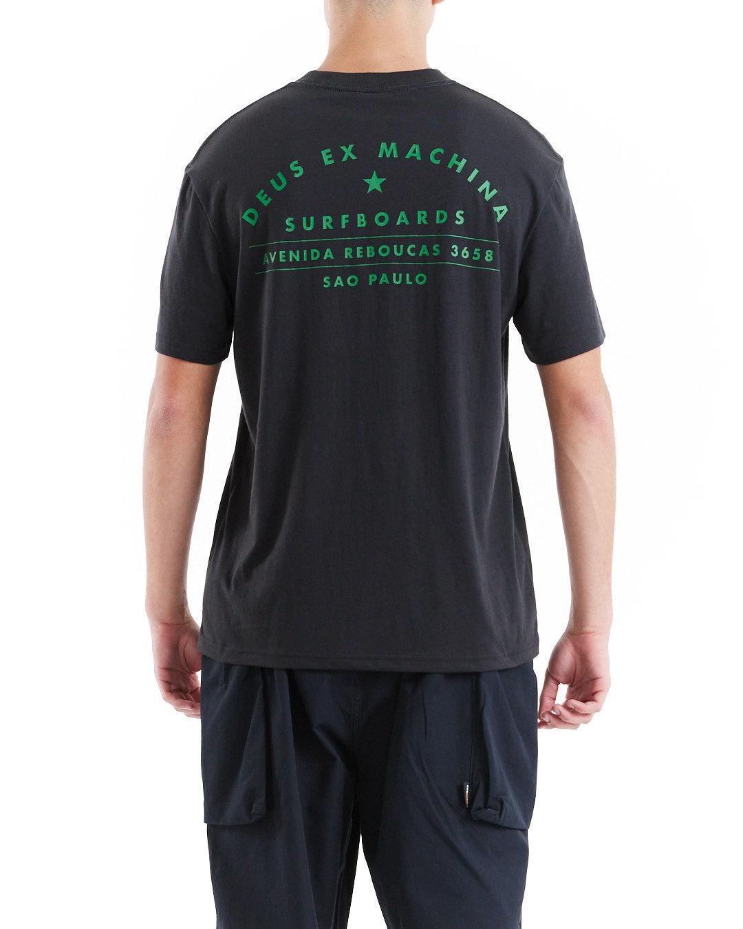 Sao Paulo Surf Address Tee - Black Product Image