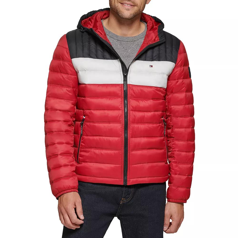 Men's Tommy Hilfiger Hooded Puffer Jacket,  Product Image
