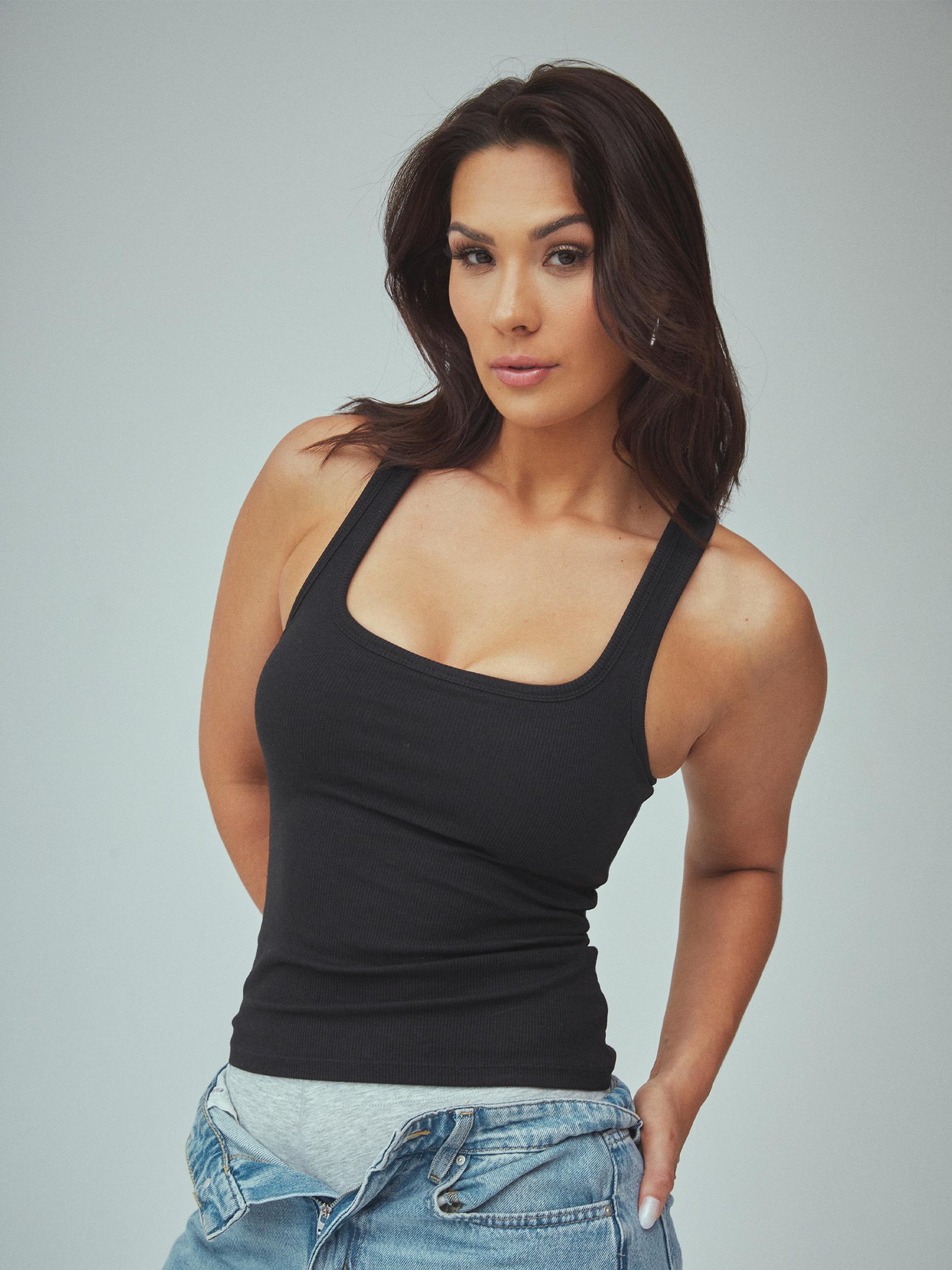 Bamboo Scoop Neck Brami Tank Product Image