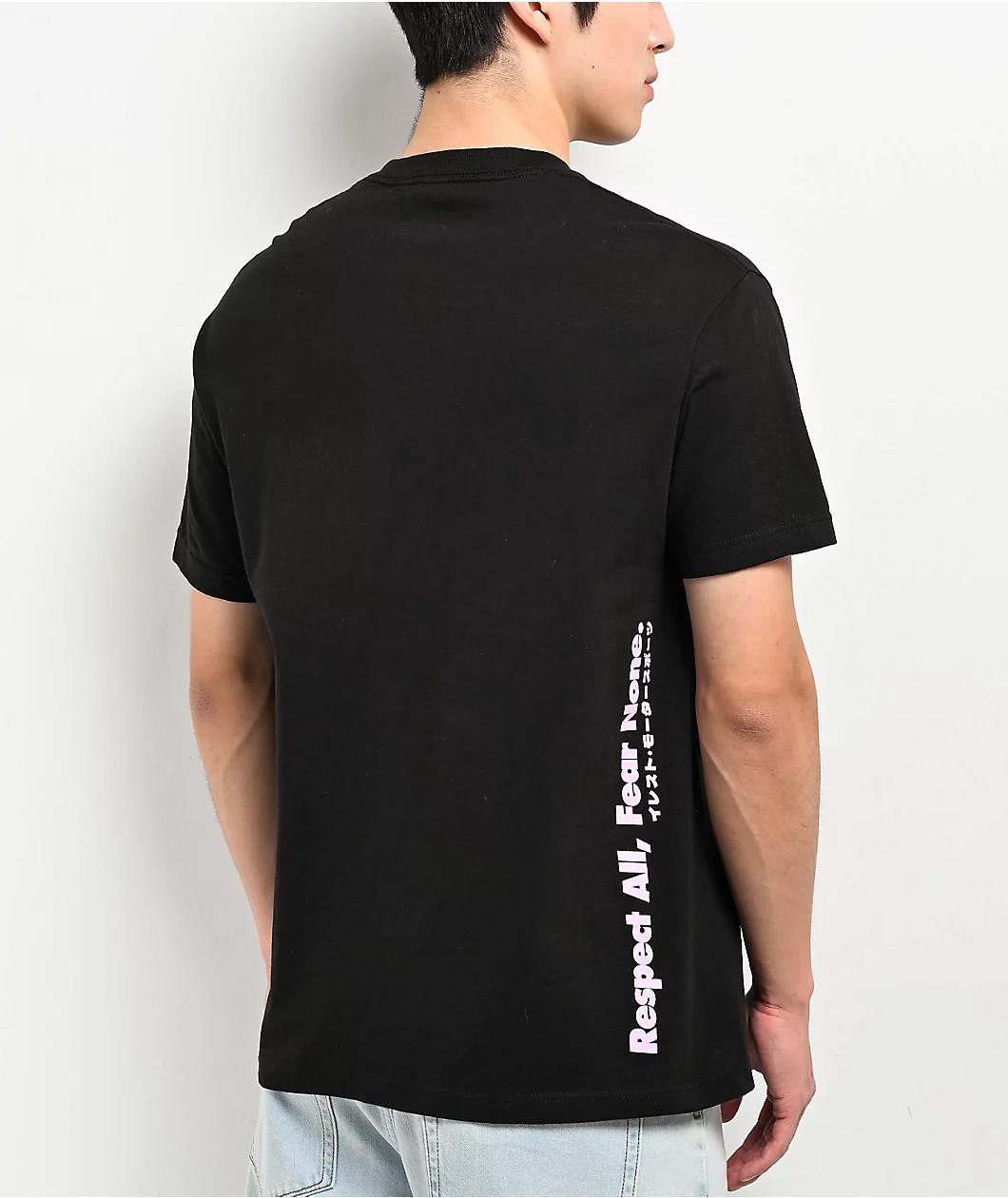 Illest Bold Sakura Logo Black T-Shirt Product Image