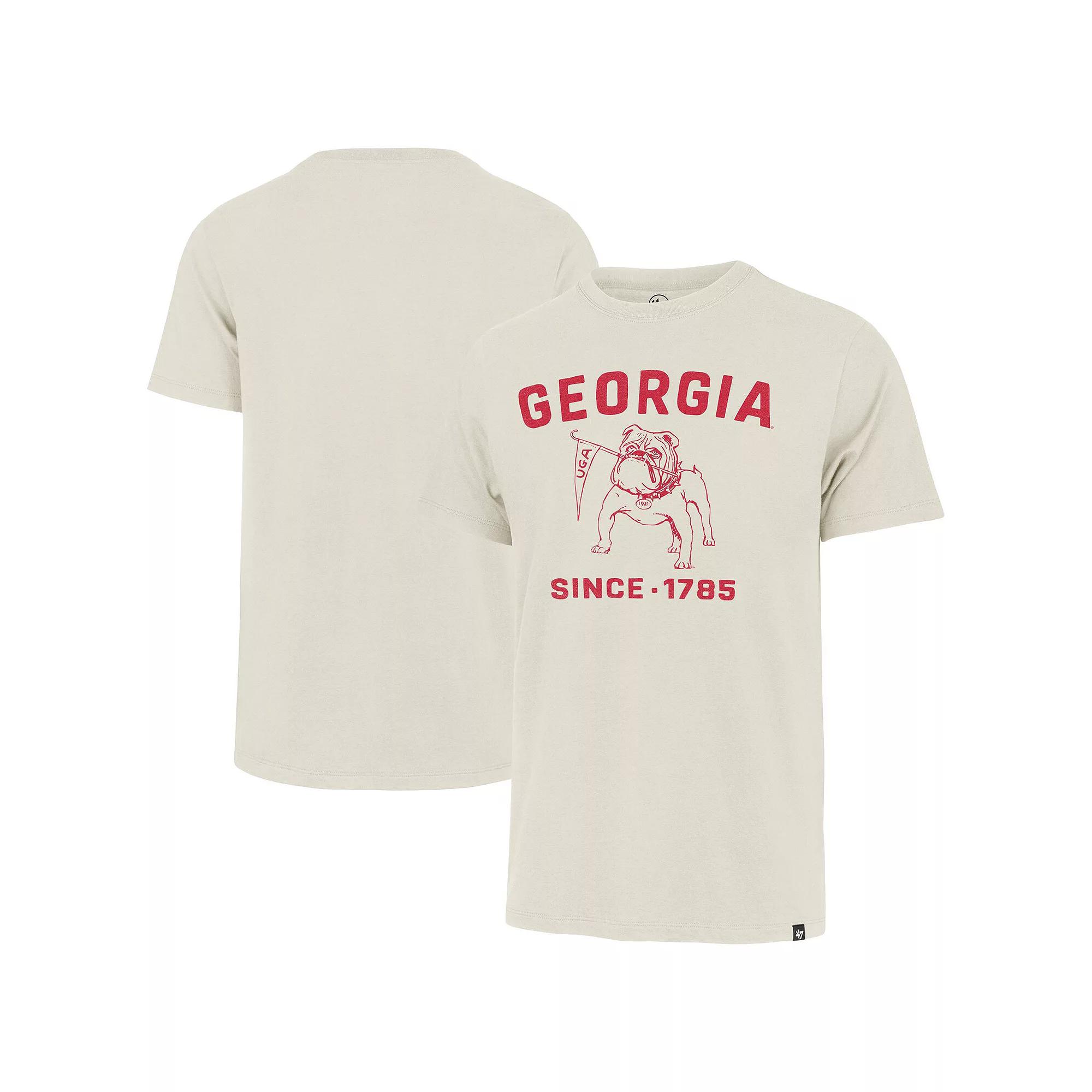 Men's '47 Cream Georgia Bulldogs Duster Franklin T-Shirt, Size: XL, Beige Product Image