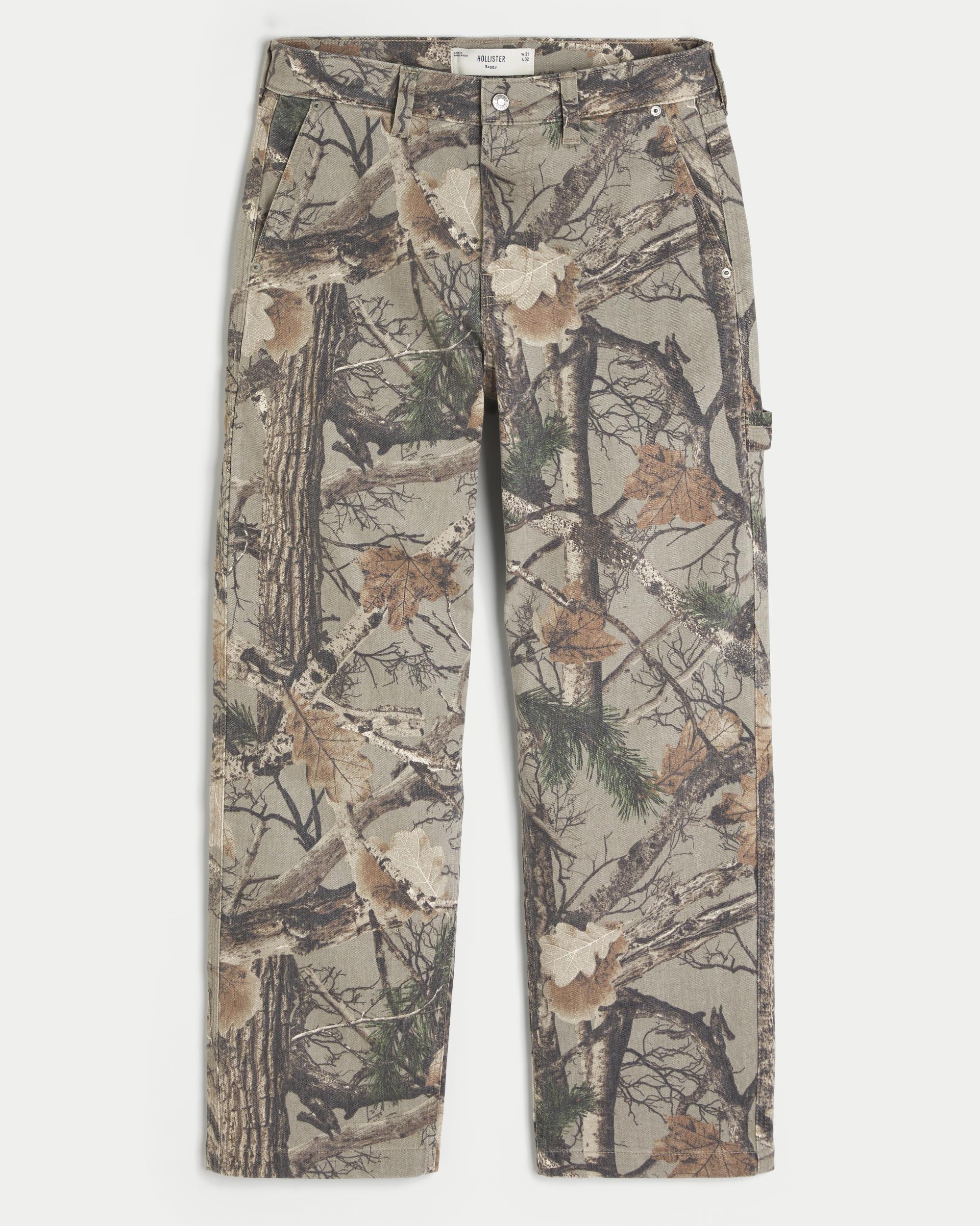 Camo Baggy Painter Jeans Product Image
