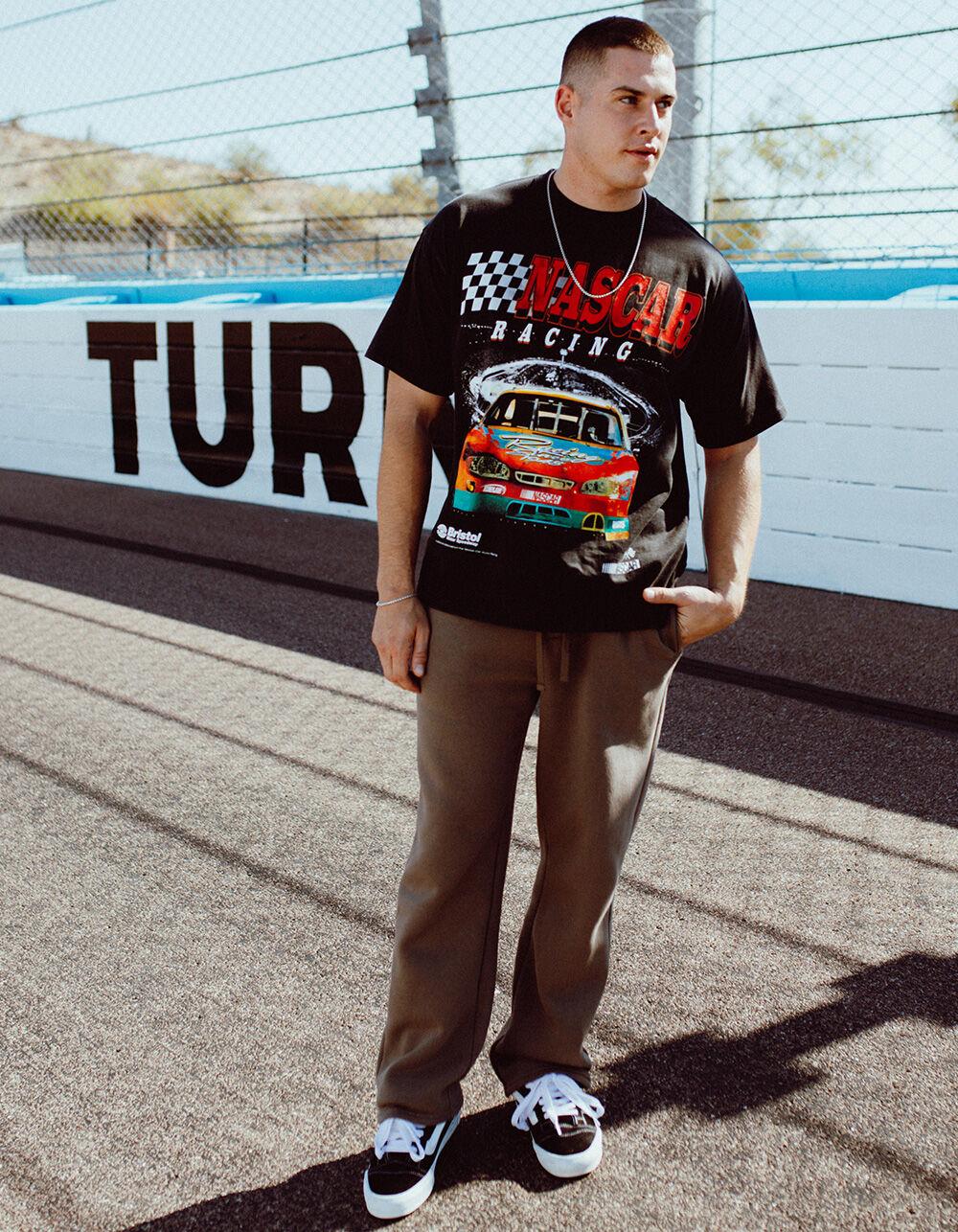 TILLYS x NASCAR Racecar Mens Boxy Tee - BLACK Product Image