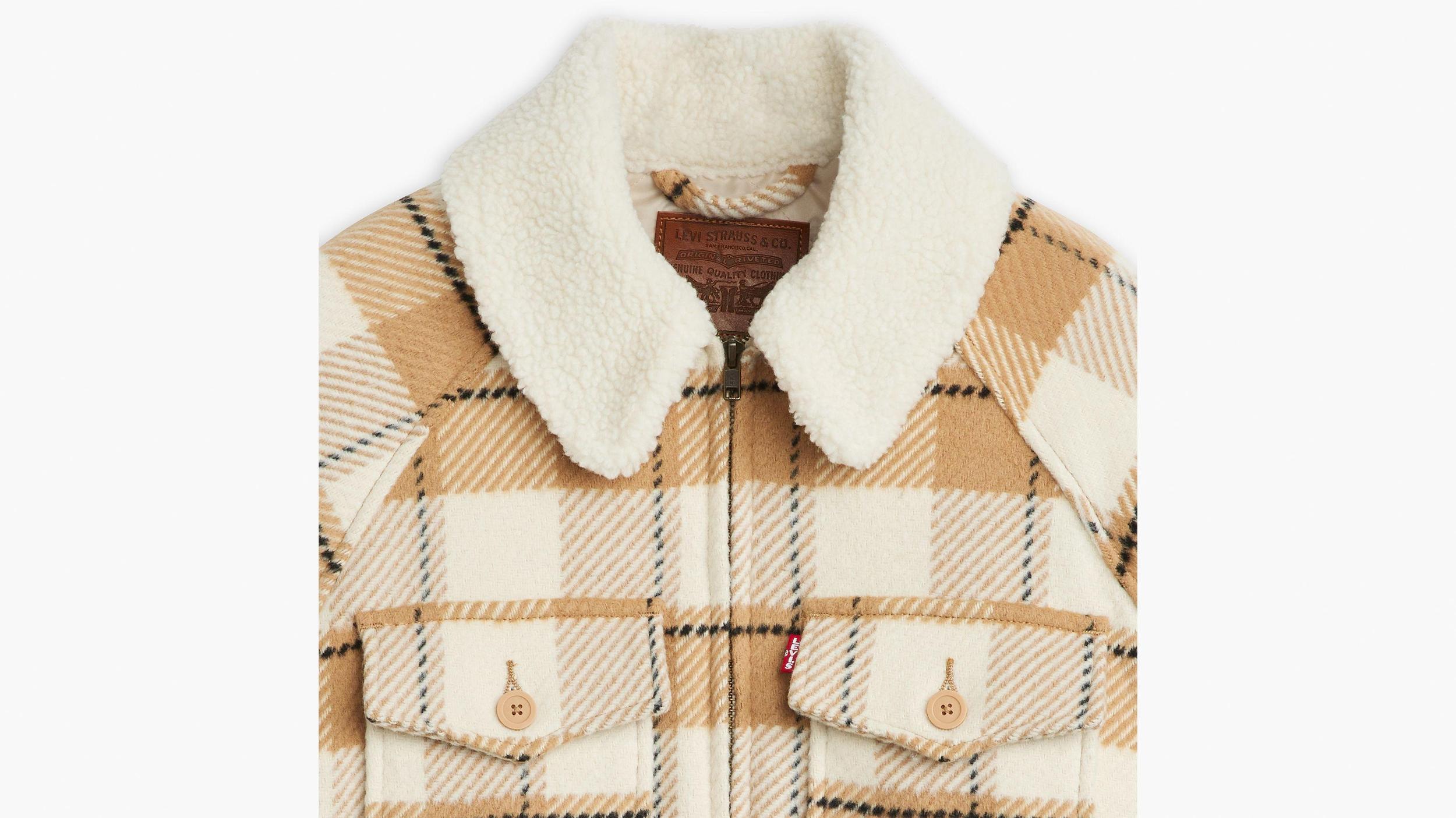 Shrunken '90s Flannel Jacket Product Image