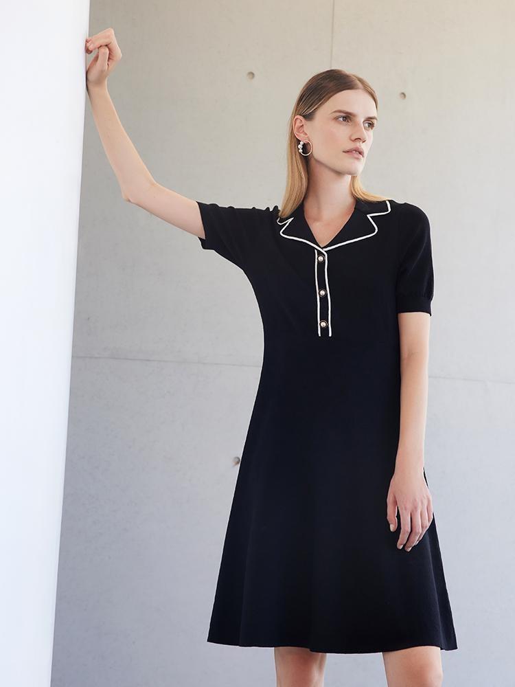 Tencel Mulberry Silk Gathered Waist Midi Dress Product Image