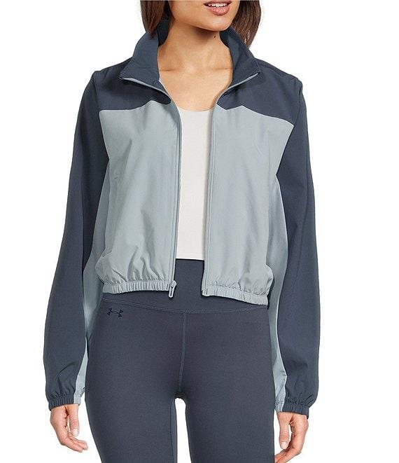 Under Armour Rival Banded Collar Long Sleeve Crop Wind Jacket Product Image