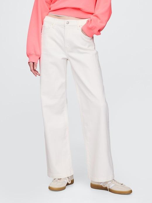 Mid Rise Corduroy '90s Loose Cargo Pants Product Image