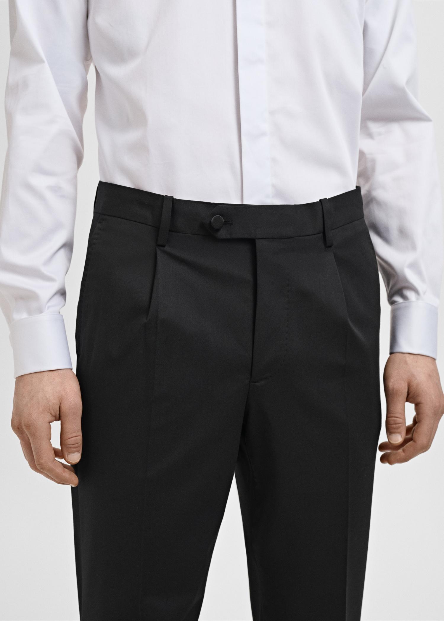 Straight-fit suit pants - Men | MANGO USA Product Image