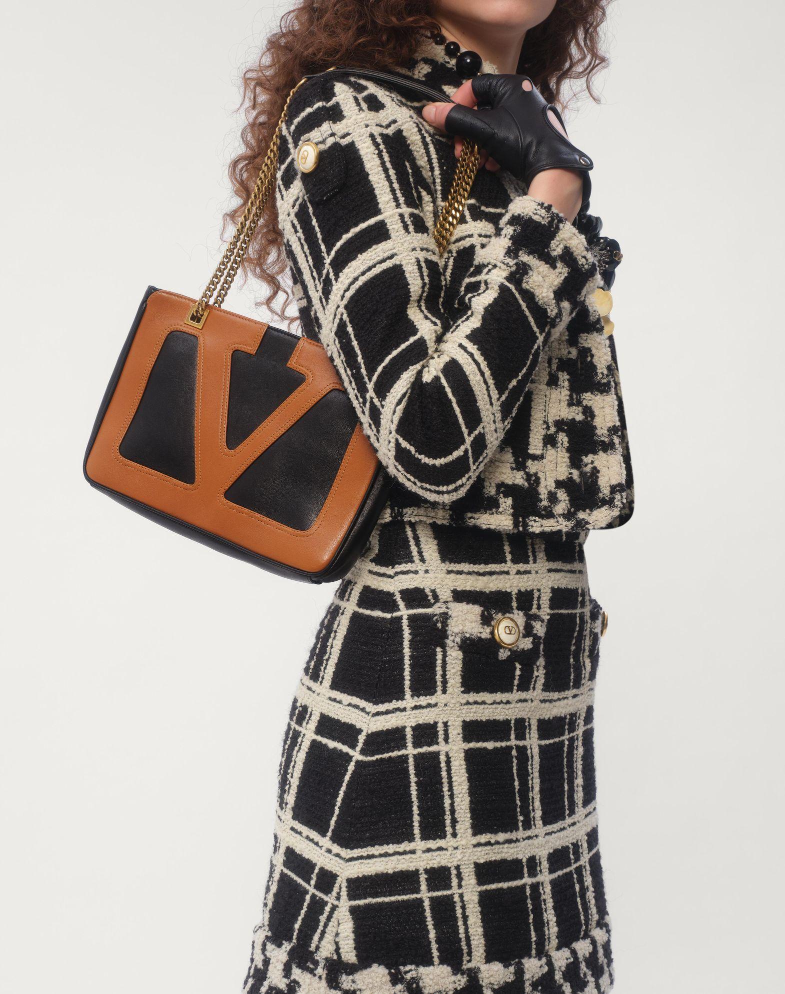 Valentino Garavani Viva Superstar Small Nappa Leather Shopping Bag Product Image