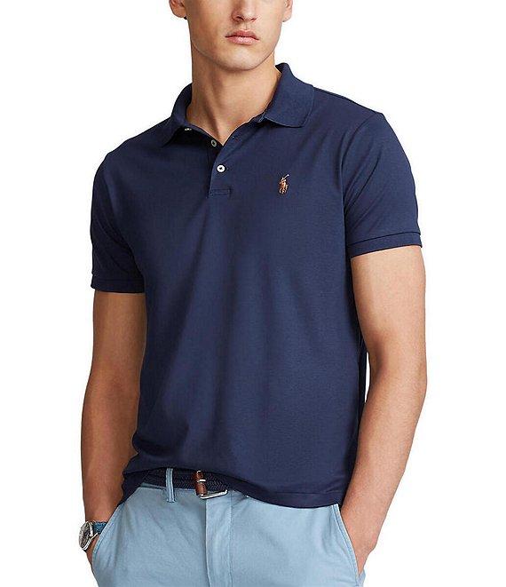 Polo Ralph Lauren Custom Slim-Fit Multicolored Pony Soft Cotton Short-Sleeve Polo Shirt Product Image