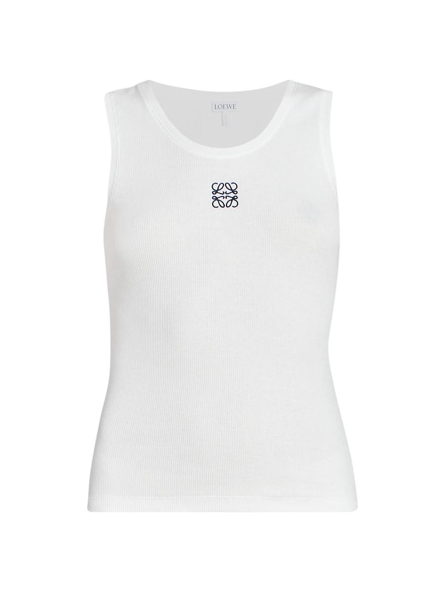Anagram Logo Ribbed Tank Top Product Image