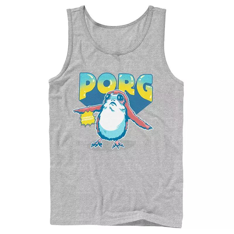 Men's Star Wars Porg Chewbacca Approved Comic Portrait Tank Top,  Product Image