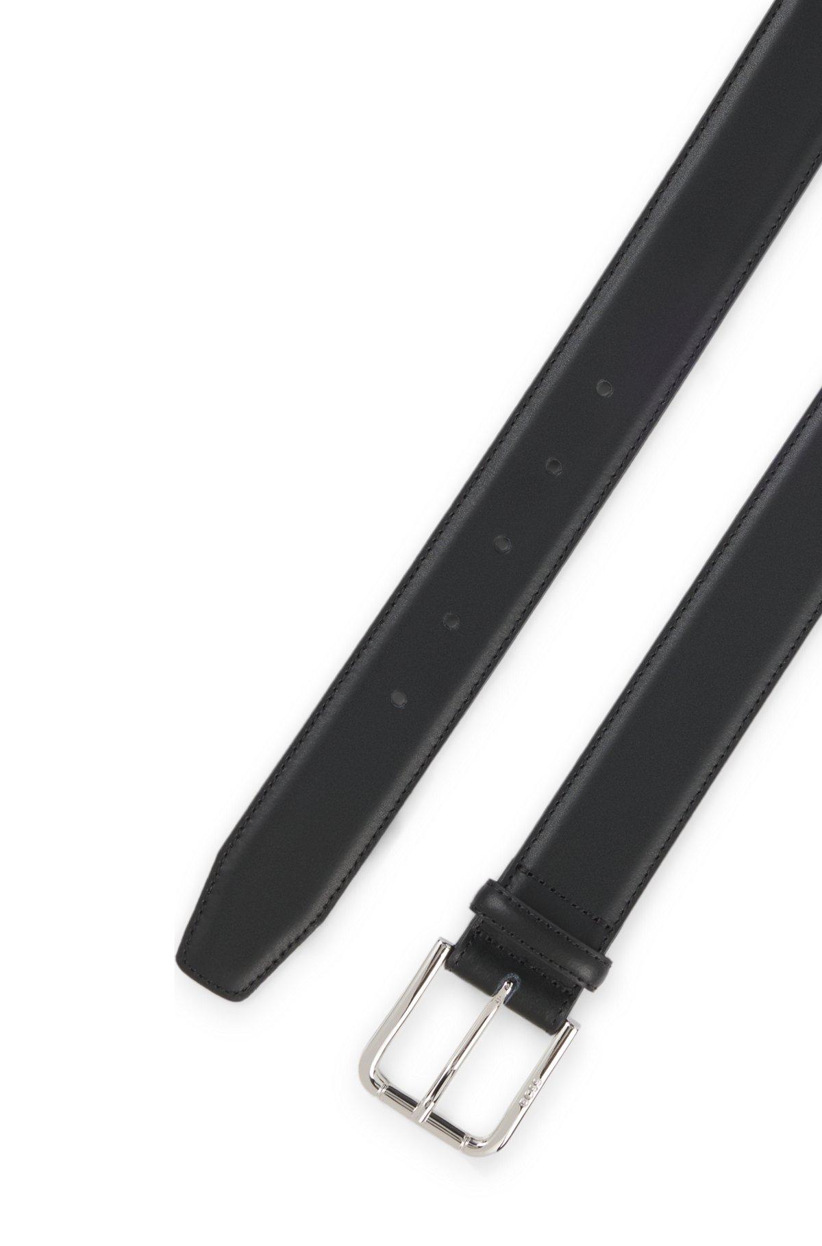 Italian-leather belt with pin buckle Product Image