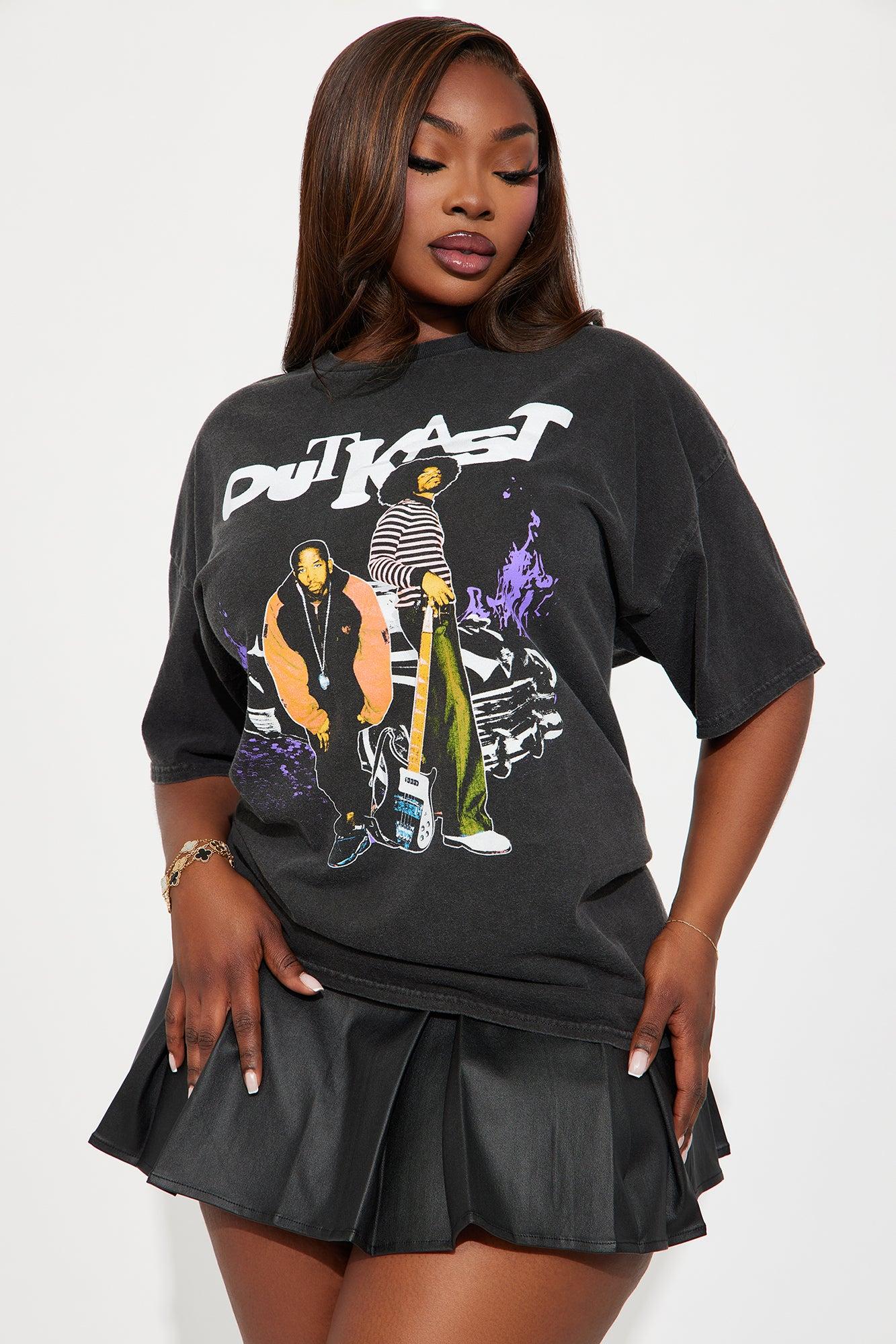 Outkast Washed Oversized Tee - Black Product Image