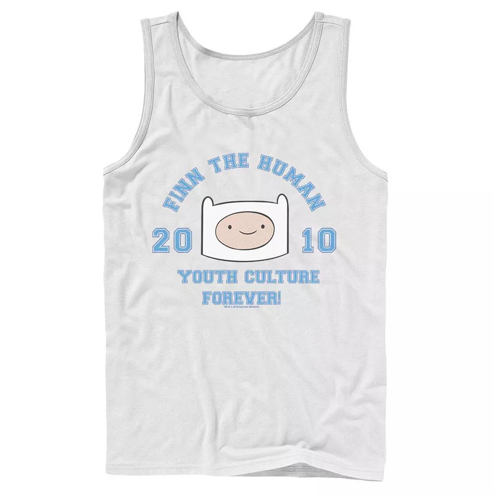 Men's Cartoon Network Adventure Time Finn The Human Youth Culture Forever Tank Top,  Product Image