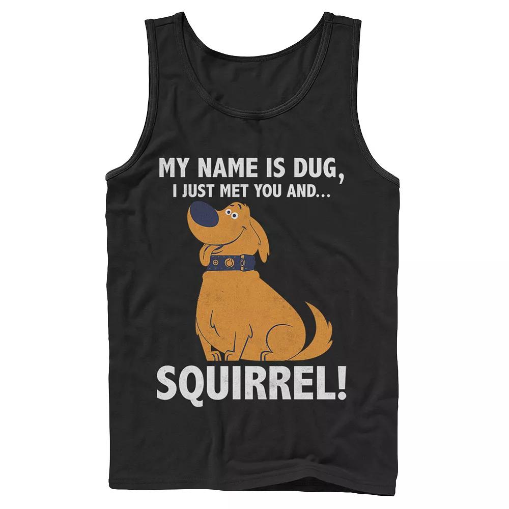 Mens Disney Pixar Up My Name is Dug Squirrel Tank Top, Men's,  Product Image