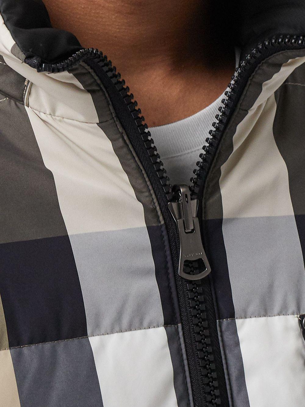 reversible check puffer jacket Product Image
