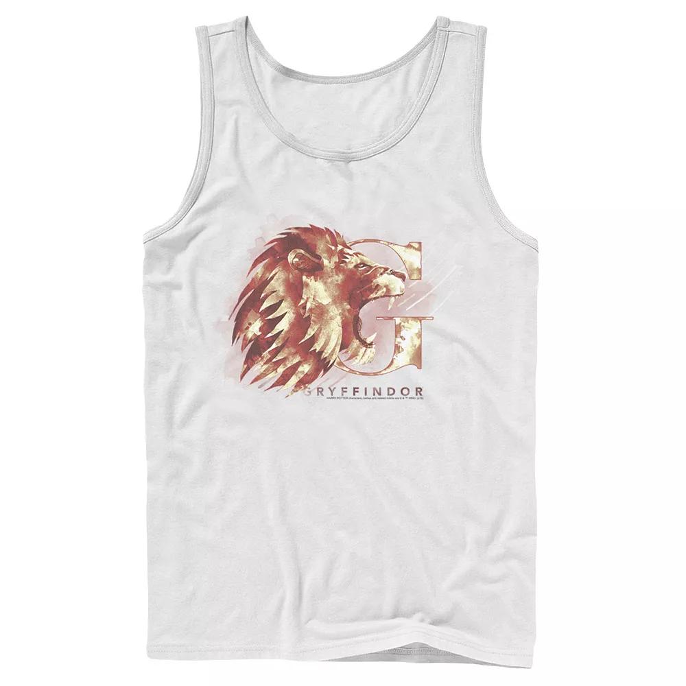 Men's Harry Potter Gryffindor House Watercolor Tank Top,  Product Image