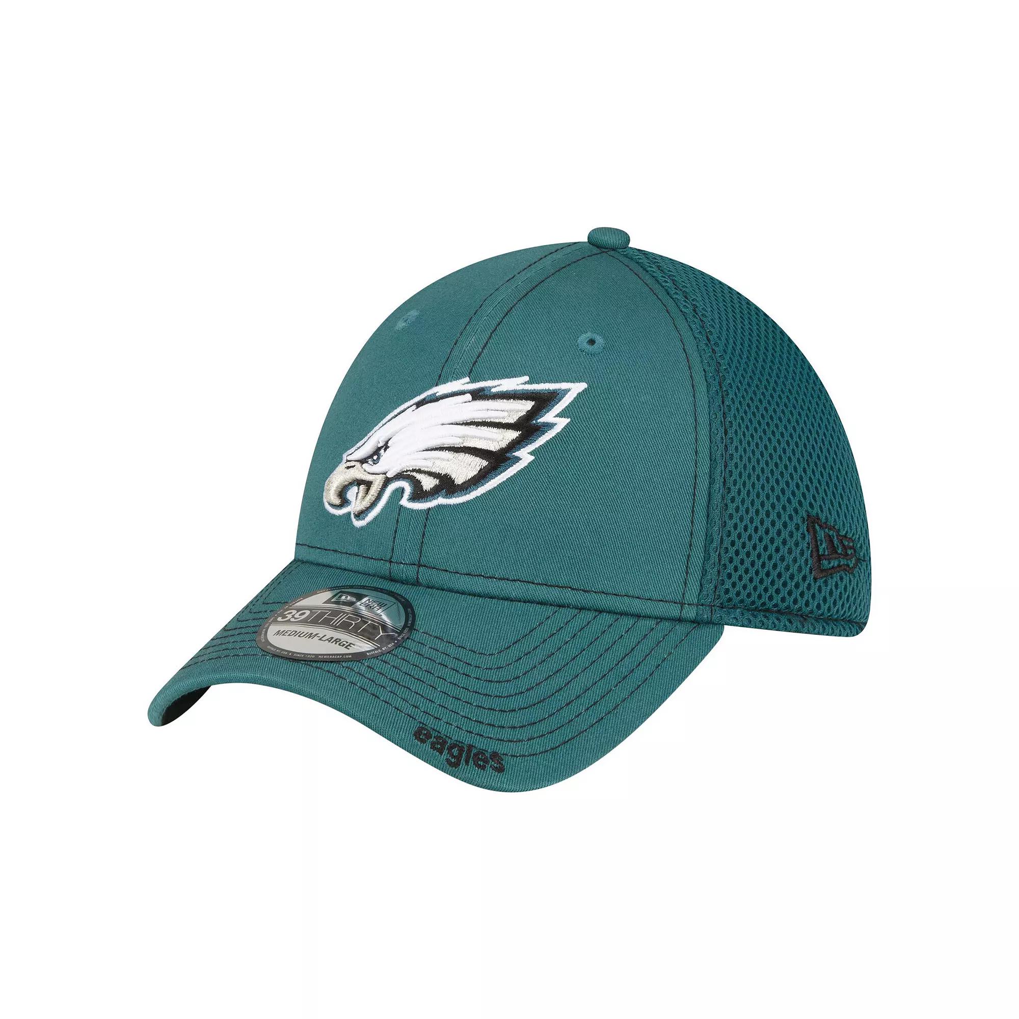 Men's New Era Midnight Green Philadelphia Eagles Neo 39THIRTY Flex Hat,  Product Image