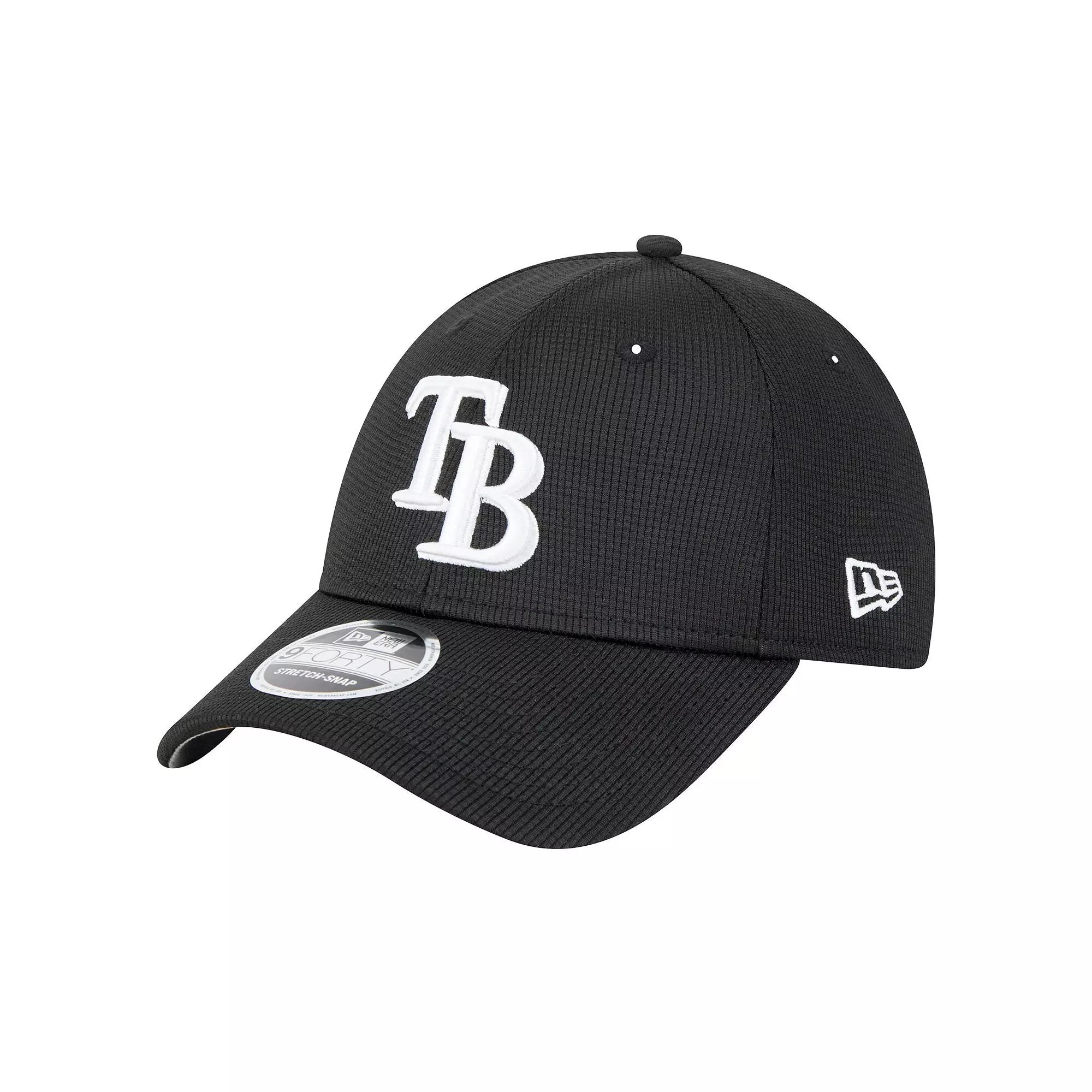 Men's New Era Black Tampa Bay Rays Pivot 9FORTY Adjustable Hat Product Image