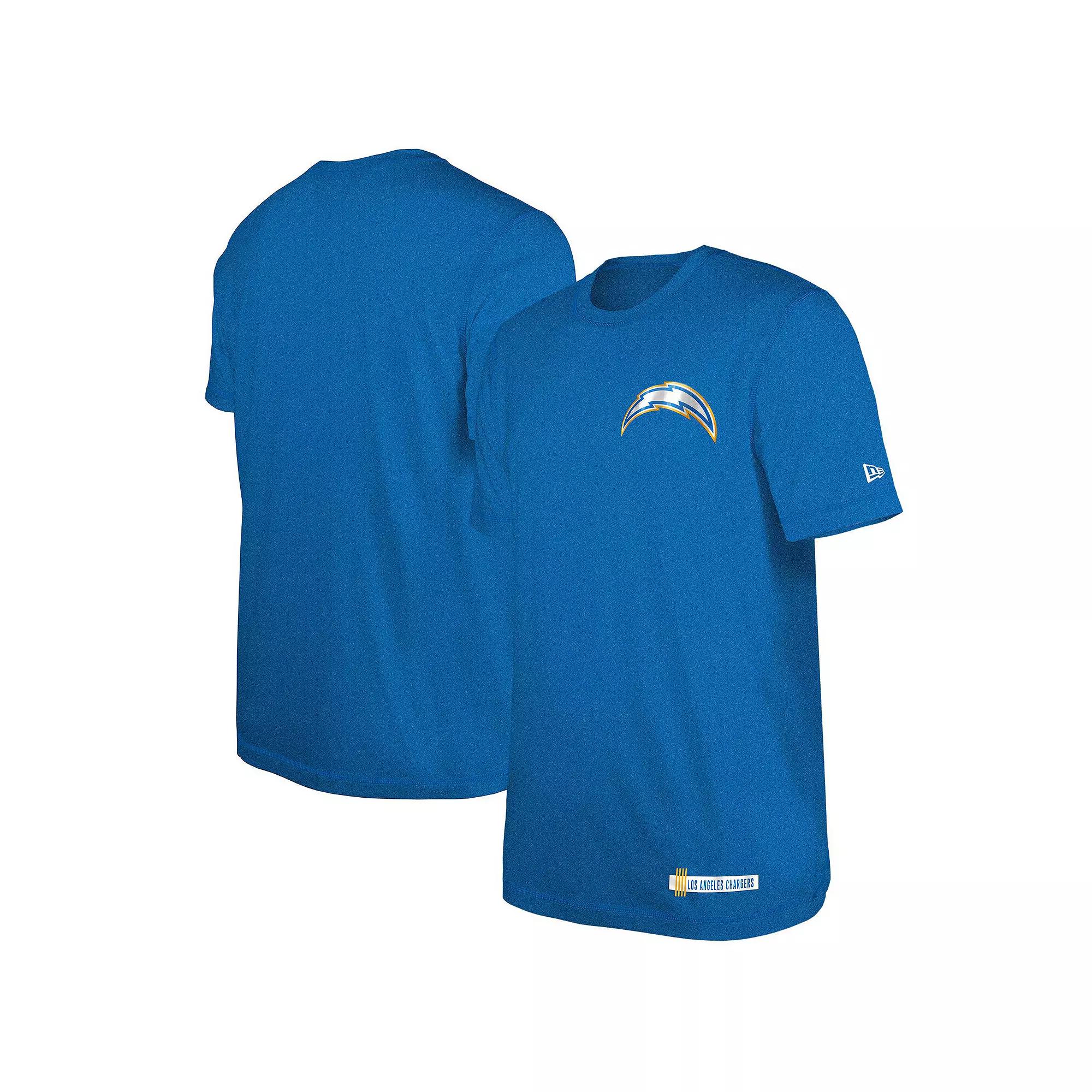 Men's New Era Powder Blue Los Angeles Chargers 2024 NFL Training Camp T-Shirt,  Product Image