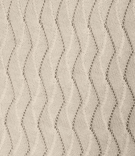 Murano Prehistoric Prep Collection Solid Textured Johnny Sweater Polo Shirt Product Image