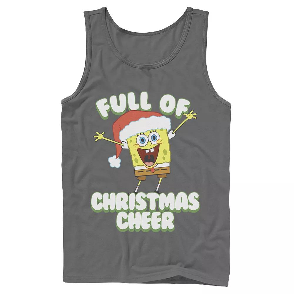 Men's SpongeBob SquarePants Full of Cheer Tank Top Top,  Product Image