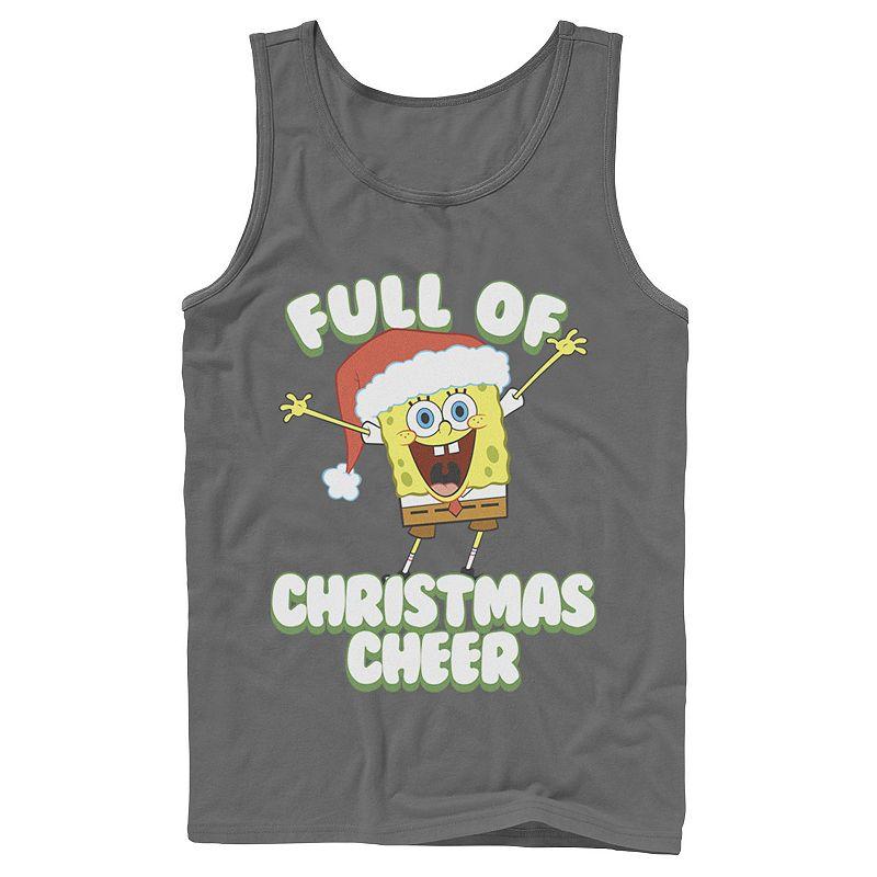 Men's SpongeBob SquarePants Full of Cheer Tank Top Top,  Product Image