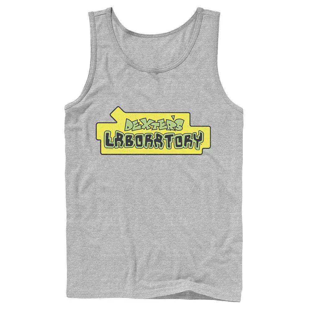 Men's Cartoon Network Dexter's Laboratory Original Logo Tank Top,  Product Image