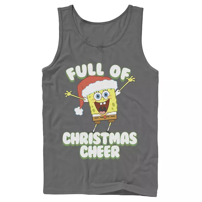 Men's SpongeBob SquarePants Full of Cheer Tank Top Top,  Product Image