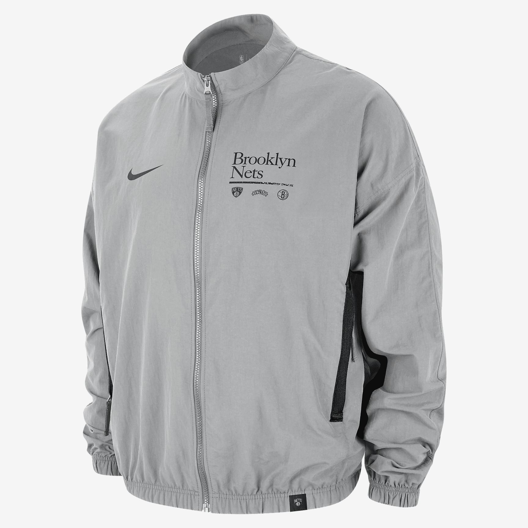 Brooklyn Nets DNA Courtside Men's Nike NBA Woven Graphic Jacket Product Image