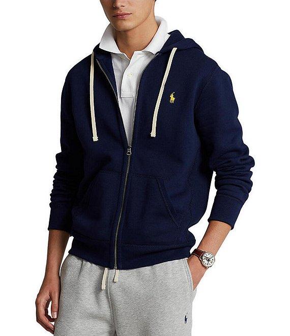 Polo Ralph Lauren Classic Solid Full Front Zip Fleece Hoodie Product Image