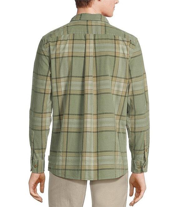 Rowm The Nomad Long Sleeve Large Plaid Washed Corduroy Shirt Product Image