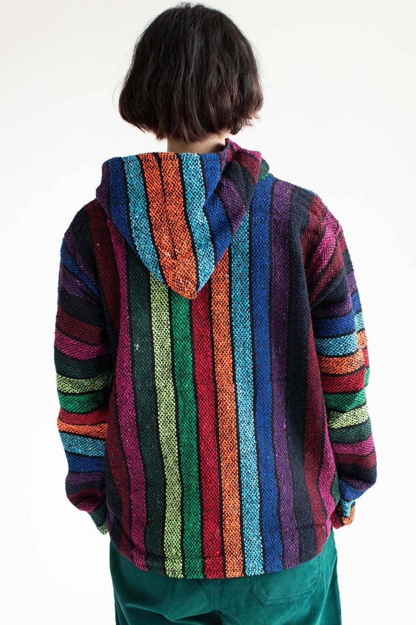 Lightweight Rainbow Baja Hoodie Product Image