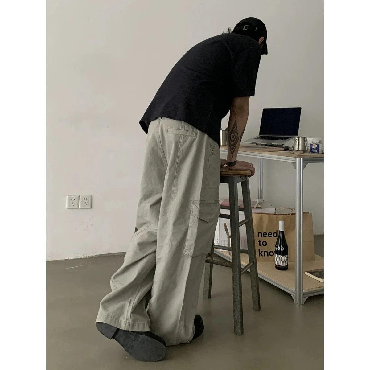 RT No. 18842 STRAIGHT CARGO PANTS Product Image
