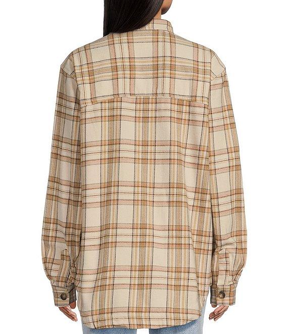 Rip Curl High Tide Long Sleeve Plaid Flannel Shirt Product Image